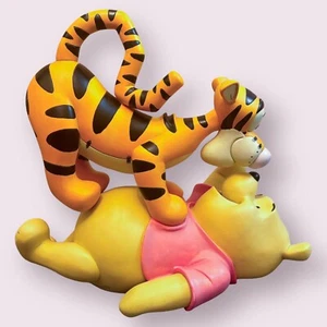 Disney Winnie the Pooh & Tigger Large Statue Ornament V. Rare 1990s Big Fig - Picture 1 of 9
