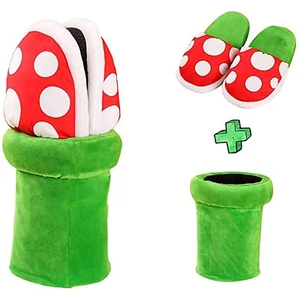 Pantofole funghetto mario bros 28x14x7 cm taglia unica - Foto 1 di 5