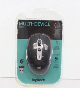 Logitech M585 Multi-Device Wireless Bluetooth Optical Mouse Black New Sealed - Picture 1 of 2