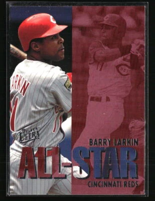 Barry Larkin 1995 Ultra #10  Baseball Card - Image 1 of 2