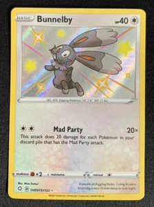 Bunnelby SV097/SV122 - Shining Fates - Shiny Holo Rare Pokemon Card Near Mint - Picture 1 of 2