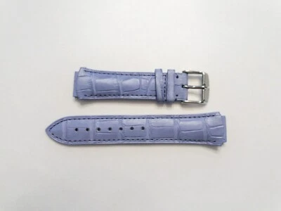 Correa de reloj TechnoMarine de cuero de cocodrilo genuino de 17 mm con hebilla Foto 1 de 2