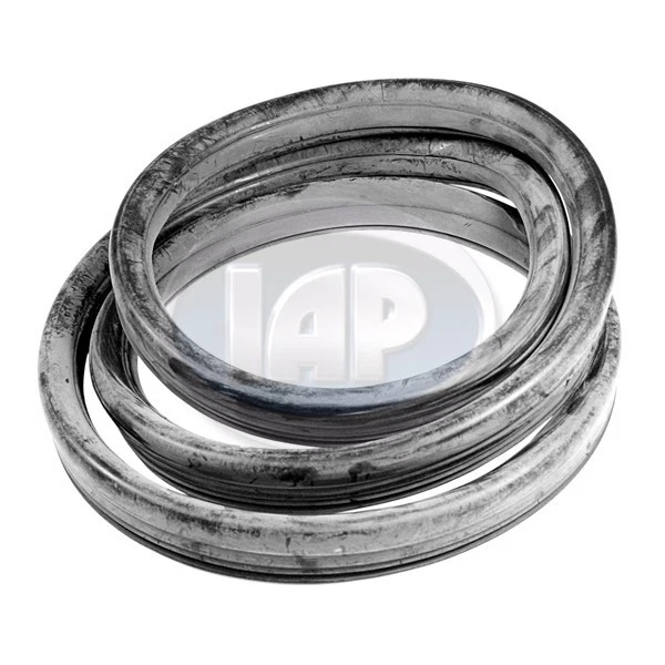 QUARTER WINDOW SEALS SET LEFT & RIGHT VOLKSWAGEN T1 BUG BEETLE 1952-64 W/ GROOVE - Image 1 of 1