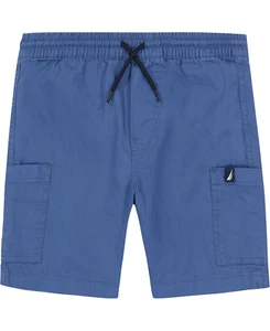 NAUTICA Boys Size L Cotton Twill Pull-On Shorts w/Side Pockets, Elastic Waist - Picture 1 of 4