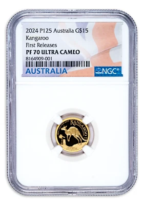 2024 Australia 1/10 oz PROOF Gold Kangaroo Coin NGC PF70 UCAM - Only 500 Minted! - Image 1 of 4