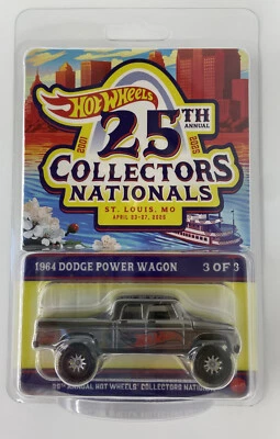 Dodge Power Wagon #1219 1964 Hot Wheels 25th Collector's Nationals St. Louis Foto 1 de 4