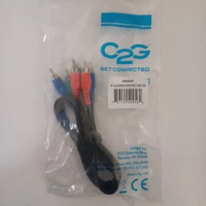 C2G Value Series RCA COMPONENT VIDEO CABLE 3 FOOT - CTG # 40956 - Picture 1 of 3