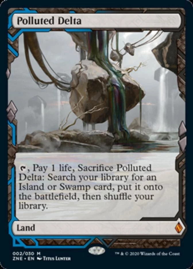 MTG - Polluted Delta - Zendikar Rising Expeditions - Mint - Image 1 of 1