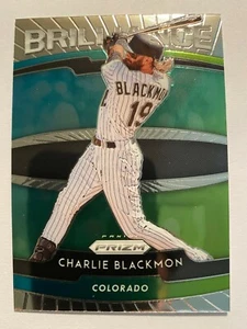 2020 Panini Prizm Brilliance Charlie Blackmon  #B-10 Rockies - Picture 1 of 1