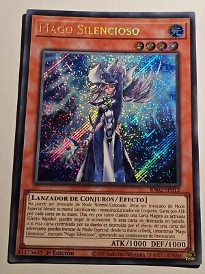 Silent Magician (V.3 - Secret Rare)●YUGIOH●RA02●SPANISH●1st●NM●37317 - Image 1 of 2