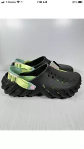Crocs Echo Zueco Zapatos Spring Break Negro 208403-90H Talla Hombre’s 9 Mujer’s 11 Nuevo - Imagen 1 de 12