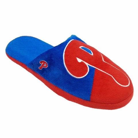 Philadelphia Phillies Forever Collectables Men's Colorblock Slippers Cover