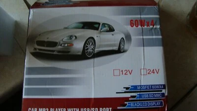 MOSFET 60WX4 STEREO BT/USB/SD/MMC/MP3 PLAYER AUX  Auto Radio neu - Bild 1 von 4