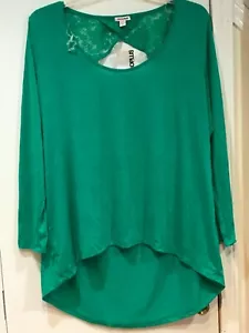 Women's Summer Spring cocktail Work Day Cruise Lace knit top tunic plus 3X 2X - Picture 1 of 12