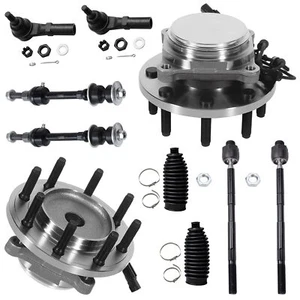 10pc Front Wheel Hub Bearing + Tierod Sway Bar for RWD 09-10 Dodge Ram 2500 3500 - Picture 1 of 1