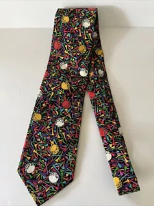 Ralph Marlin Mens Tie Golf Balls Tees 10% Cotton Made In USA - Picture 1 of 4