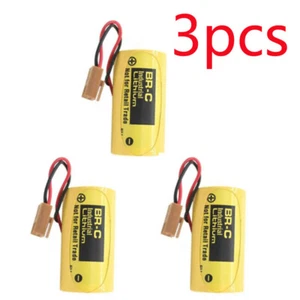3x BR-C 3V for FANUC A98L-0031-0007 A02B-0120-K106 BR-CCF1TH PLC 5000mAh Battery - Picture 1 of 3