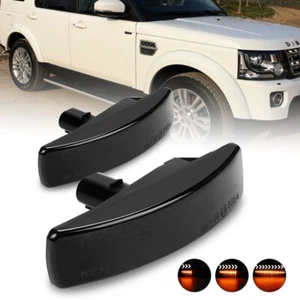 2X LED Side Marker Light Dynamic Turn Signal For Range Rover Sport L320 LR3 LR4 - Picture 1 of 10