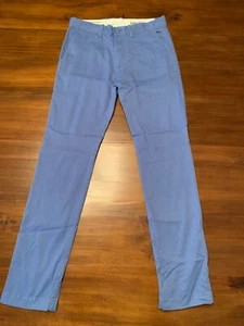 Jcrew Boys Size 16 / stretch chino pant / AZ588 Color: VINTAGE PERI- Blue - Picture 1 of 7