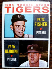 1964 Topps #312 Detroit Tigers Rookie Stars Fisher Gladding