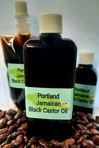 Jamaican Black Castor Oil from PORTLAND. 100ml. Organic&Vegan. Hair/Beard/Skin - Picture 1 of 4