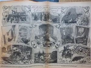 1916 PAQUES OEUF CLOCHES 5 JOURNAUX ANCIENS - Foto 1 di 5