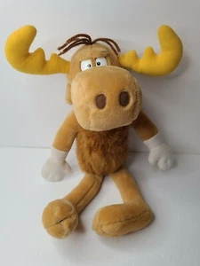 Vintage 1994 Dakin Bullwinkle Moose Plush 10" Rocky And Bullwinkle - Picture 1 of 10