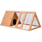i.Pet Rabbit Hutch 119cm x 51cm x 44cm Chicken Coop Large Run Wooden Cage Outdoo