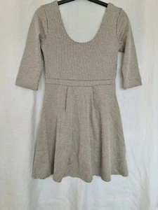 Miss Selfridge Damen Beige Mix Skaterkleid Gr. 10 - Bild 1 von 5