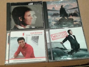 CLIFF RICHARD,4 official CDs.Wanted/ Heathcliff/Hits in between/Sings standards - Bild 1 von 2