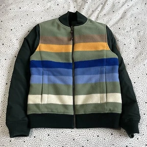 Eddie Bauer x Pendleton 1936 Reversible Jacket Women’s Small Skyliner Rocky Mtn - Picture 1 of 11