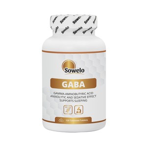 SOWELO GABA 750mg TABLETS RELAXES REDUCES ANXIETY EASIER TO FALL A SLEEP