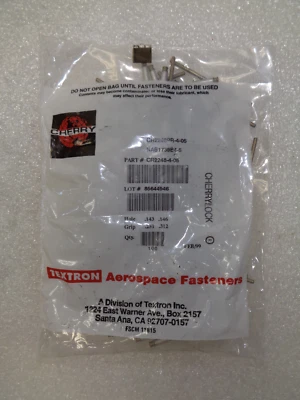 CHERRY RIVETS CR2248-4-5 / NAS1739B4-5 BAG OF 100 EACH NEW