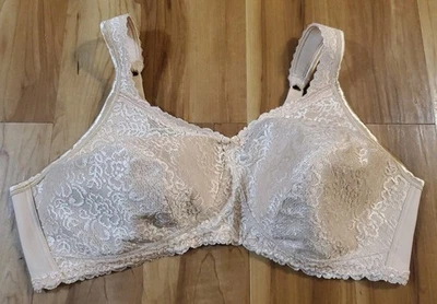 Sujetador Playtex 18 Hour 4088 Enfriamiento Confort Correas Sin Alambres 48C Miel Desnudo Foto 1 de 4