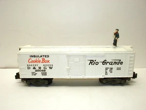 25049 American Flyer Rio Grande Walking Brakeman Boxcar [Lot CH8-F60] - Bild 1 von 2
