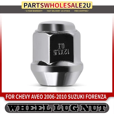 Tuerca de rueda delantera o trasera M12-1.50 para Chevrolet Aveo 2006-2010 Suzuki Forenza Foto 1 de 4