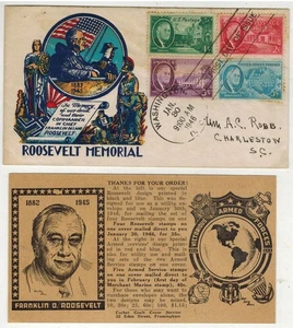 930/933 STAEHLE FULL COLOR COMPLETE SET FRANKLIN ROOSEVELT & ADVERTISING CARD - Picture 1 of 2