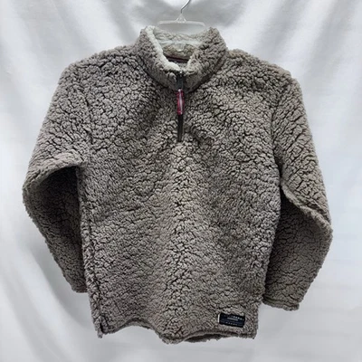 Pullover Sherpa Southern Marsh Juvenil Tostado/Crema 1/4 Cremallera Talla Grande Foto 1 de 4