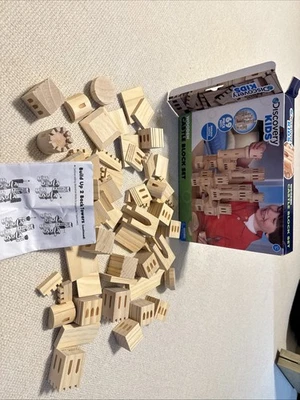 Discovery Kids Wooden Castle Block Set Building Blocks - Image 1 of 3