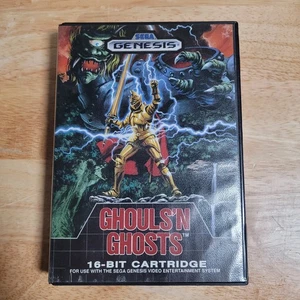 Ghouls 'n Ghosts Sega Genesis, 1989 CIB mit Handbuch - getestet - Bild 1 von 4