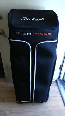 Estuche de viaje con bolsa rodante Titleist Golf Dealer usado Foto 1 de 4
