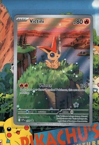Pokémon TCG Victini SVP 208 Black Bolt White Flare Promo quasi nuovo/m - Foto 1 di 2