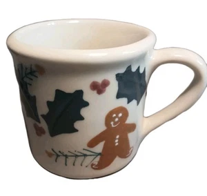 Tazza caffè natalizia pan di zenzero ceramica Hartstone vintage 1982 made in USA - Foto 1 di 16