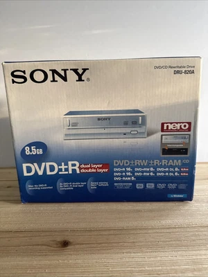 Sony DRU-820A DVD+R Rewritable Drive DVD+R Dual Layer 8.5GB New - Image 1 of 4