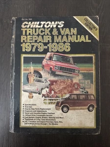 Chiltons Truck and Van Repair Manual 1979-1986 Part No. 7655 Collectors Edition - Picture 1 of 4
