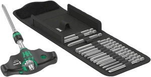Wera Kraftform Kompakt 400 RA T-Handle Ratchet Set 1 - 17 Pieces - Picture 1 of 2