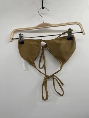 Top de bikini Carve Designs para mujer pequeño marrón elástico cuello halter traje de baño nuevo con etiquetas Foto 1 de 4