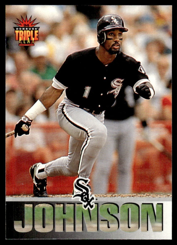 1994 Triple Play Lance Johnson Chicago White Sox #266 - Image 1 of 2