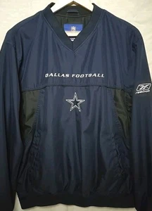 Dallas Cowboys Reebok NFL On Field Team Apparel Pullover, Sz Med, Blue R556A - Picture 1 of 10
