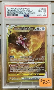 Origin Forme Palkia VSTAR (Secret) GG67/GG70 Crown Zenith: Galarian Gallery Holo - Picture 1 of 2